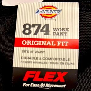 Dickies Black Dress Pants with Flex Technology